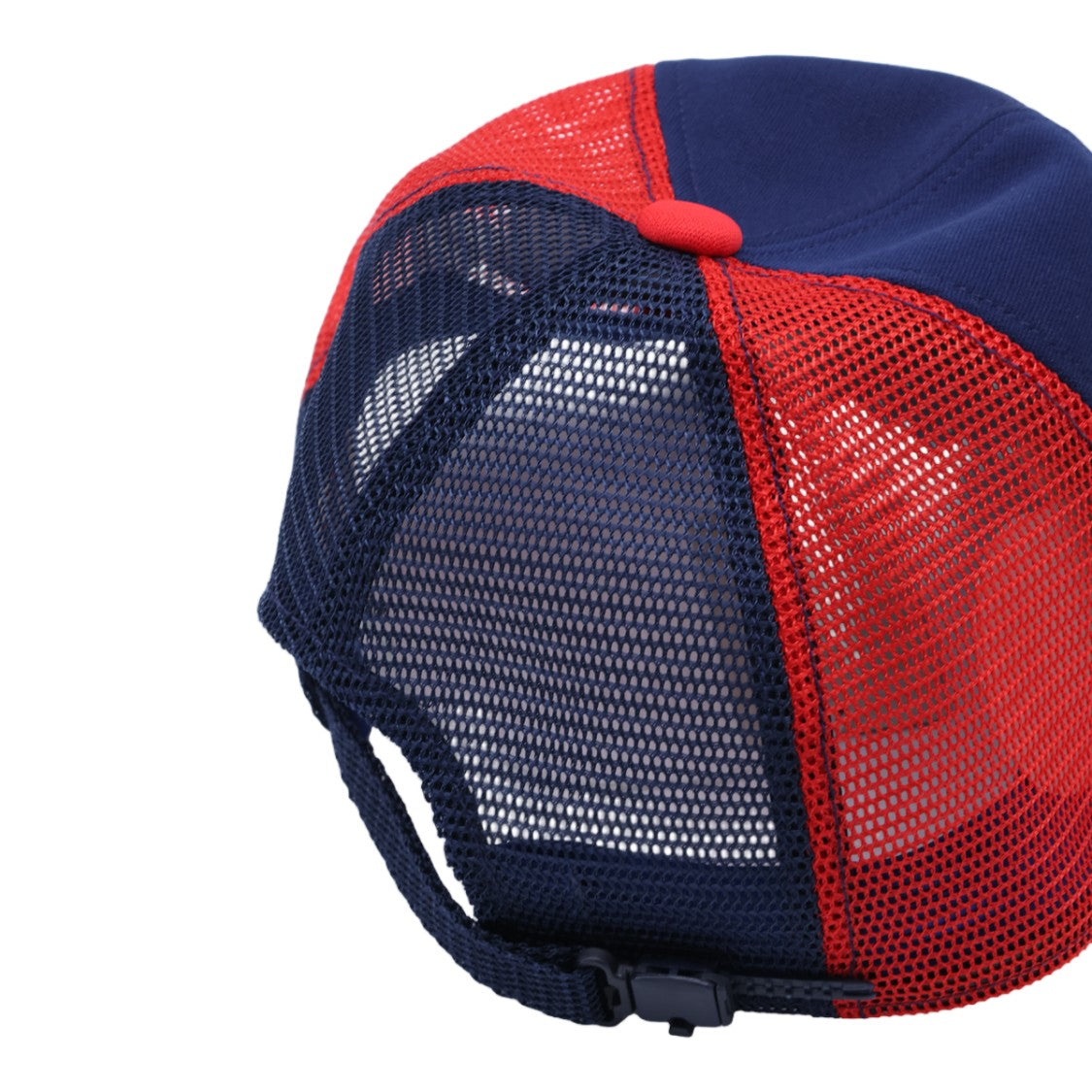 Saint Mxxxxxx Structured Navy Blue Trucker Hat With Graphic Patch