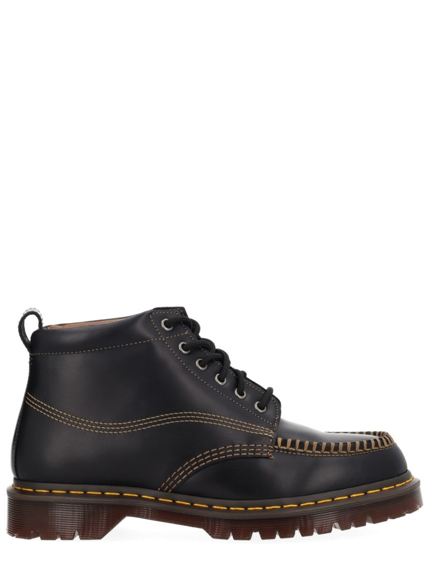 Dr. Martens Black Lowell Contrast Boots