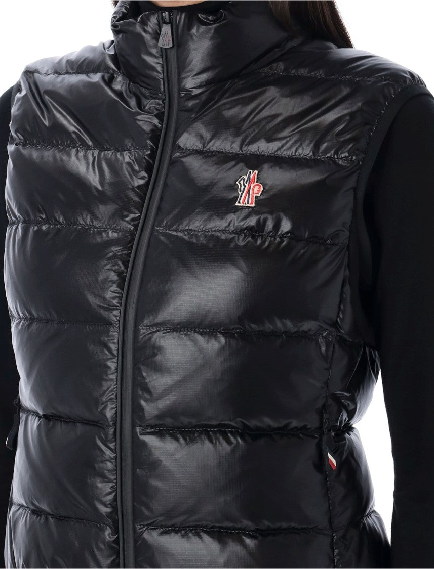 Moncler Padded Zip-Up Jersey Gilet