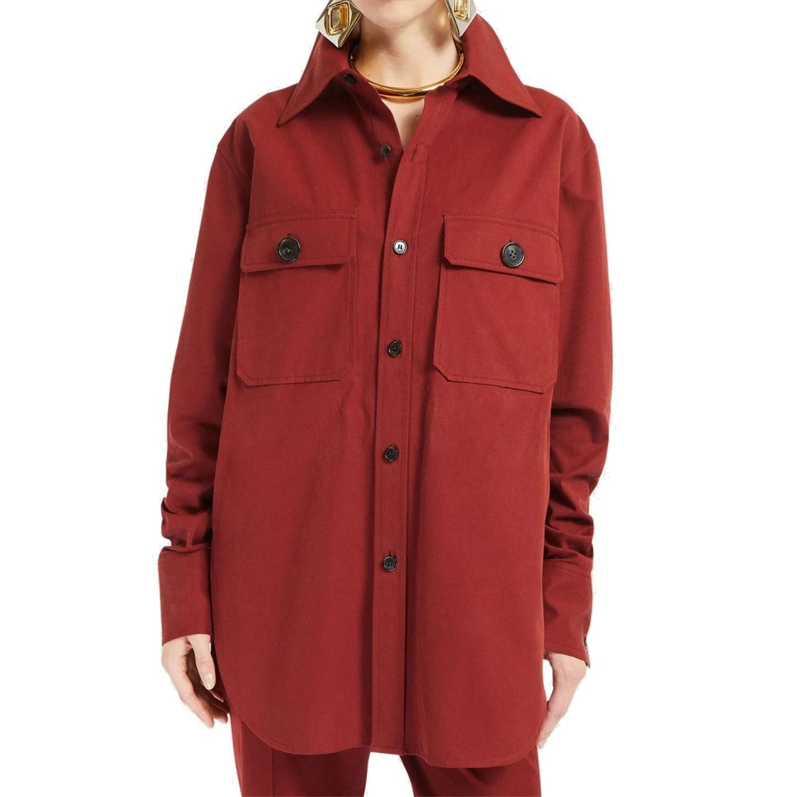 Saint Laurent Red Cotton Shirt