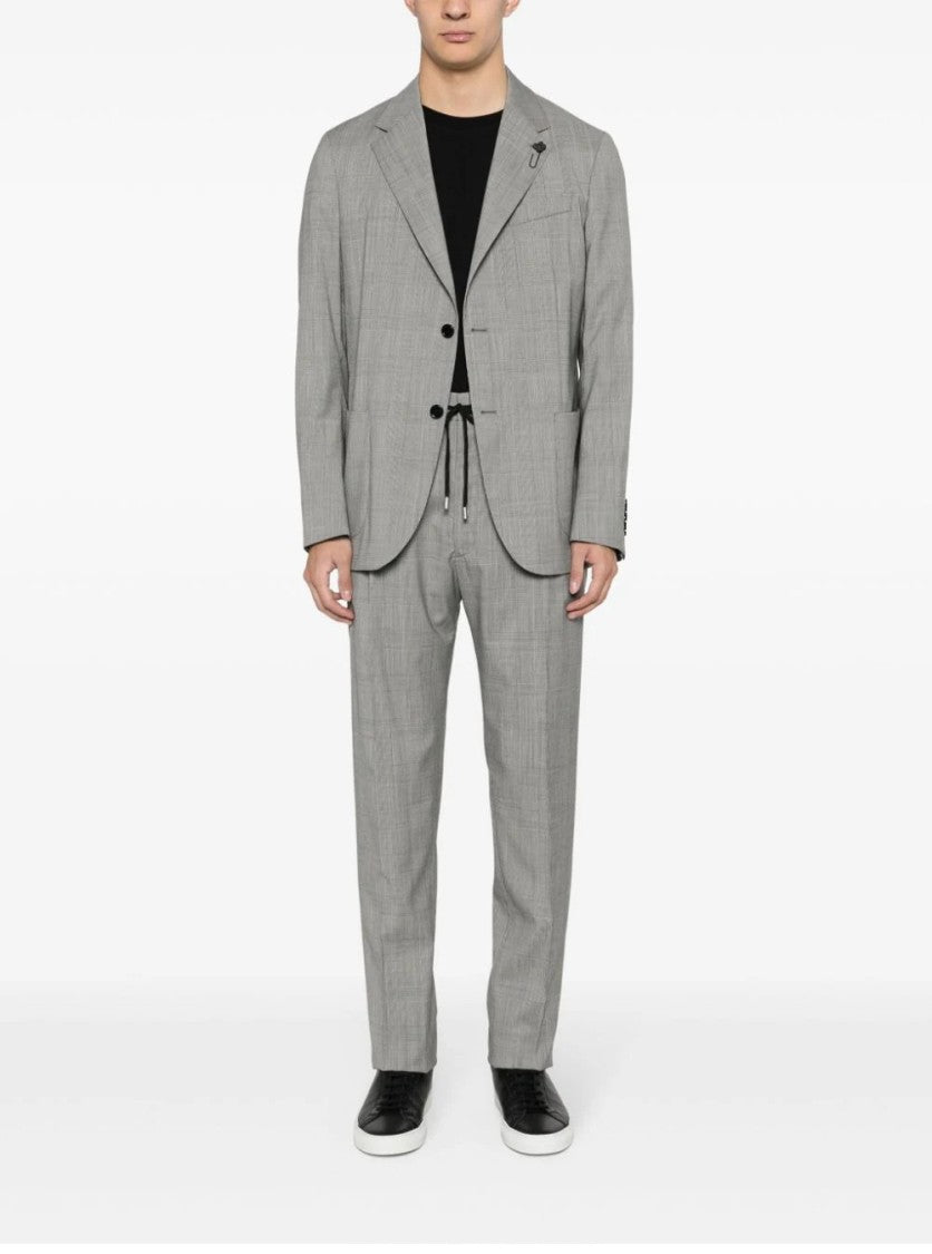 Lardini Light Gray Wool Suit