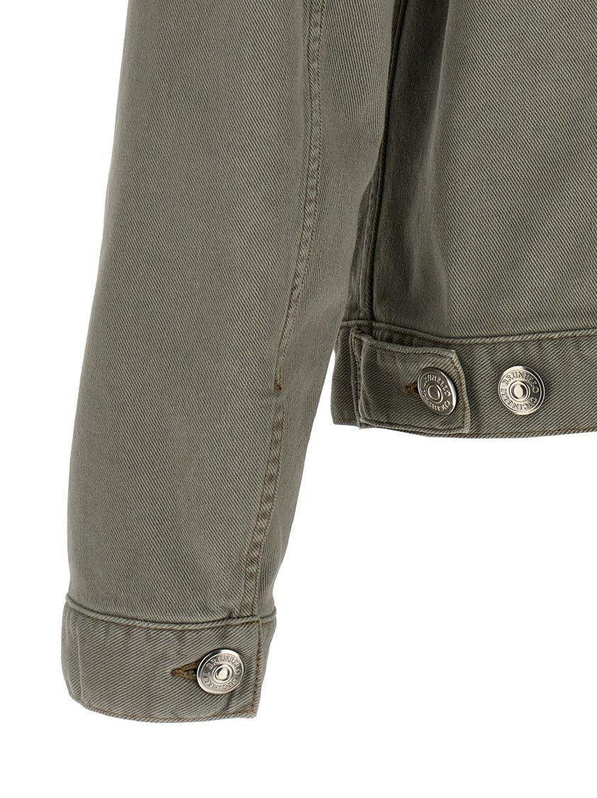 Brunello Cucinelli Gradient-Finish Cotton Denim Jacket