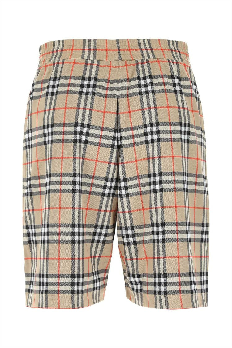 Burberry Embroidered Polyester Bermuda Shorts