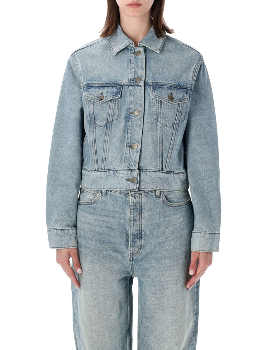 Fear Of God Classic Trucker Cropped Vintage Denim Jacket
