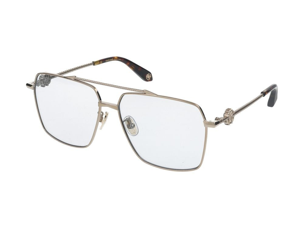 Roberto Cavalli Sunglasses Src036v 08Ff Gold Grey Gloss 60/14/145