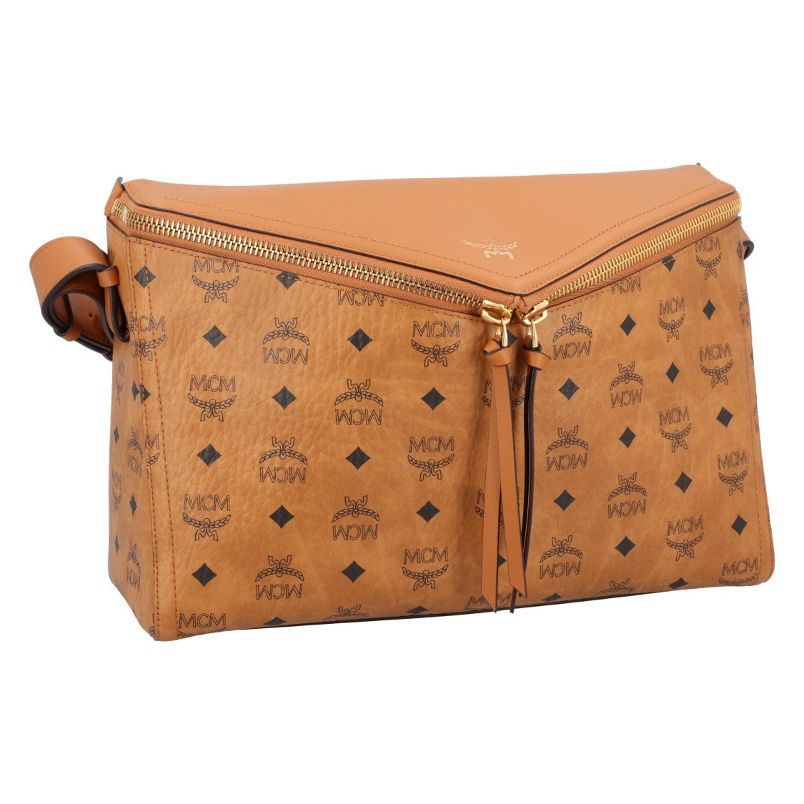 Mcm Diamant 3D Shoulder Bag In Visetos Leather Mix