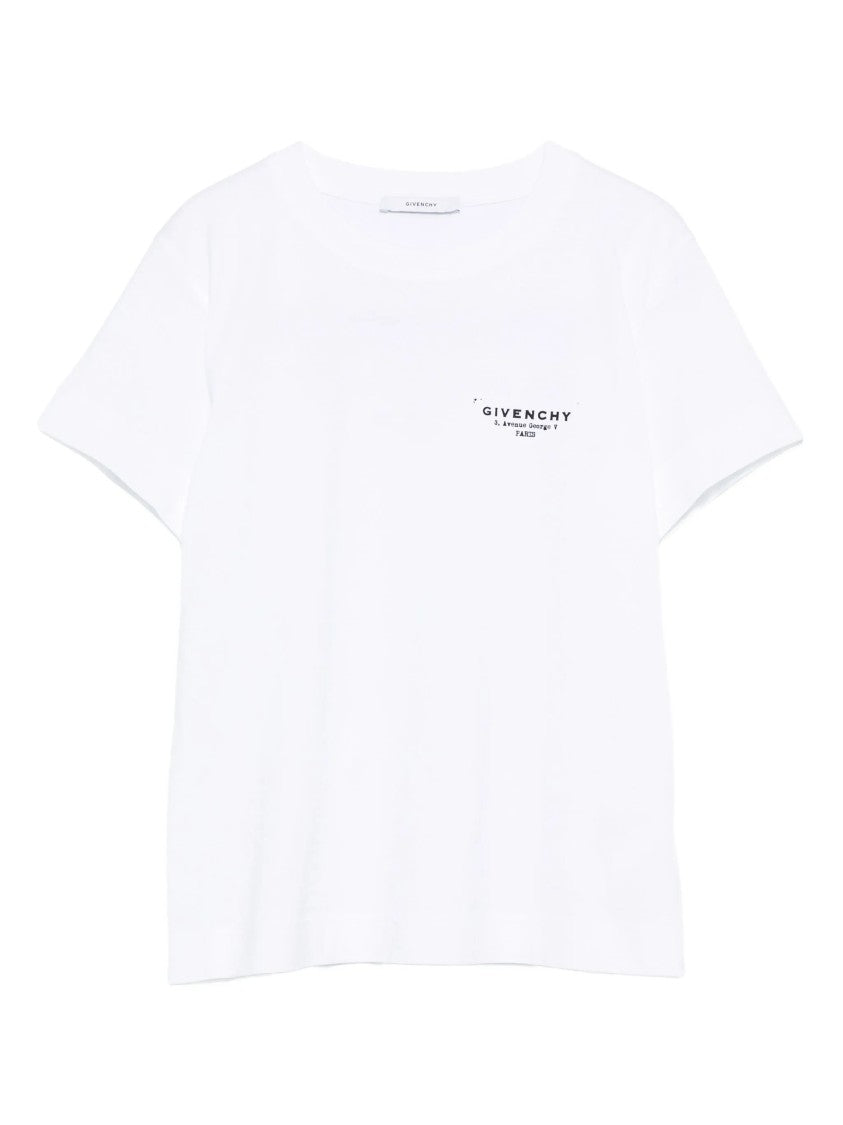 Givenchy Regular Cotton Back Logo Stamp T-Shirt