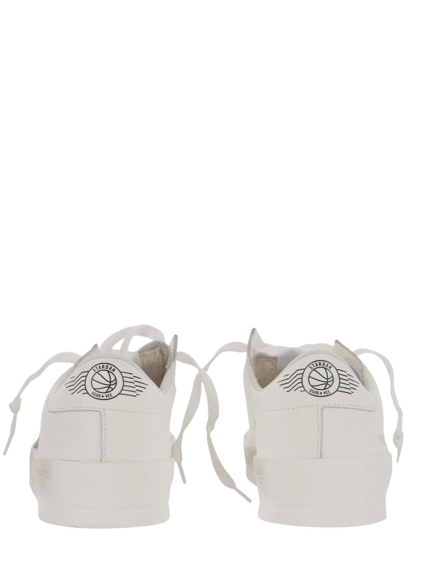 Golden Goose White Star Patch Stardan Leather Sneakers