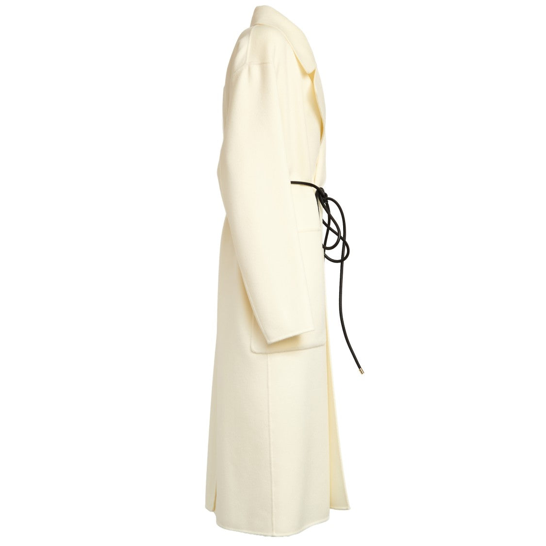 Sportmax Wrap Coat In Pure Wool Drap Double Fabric