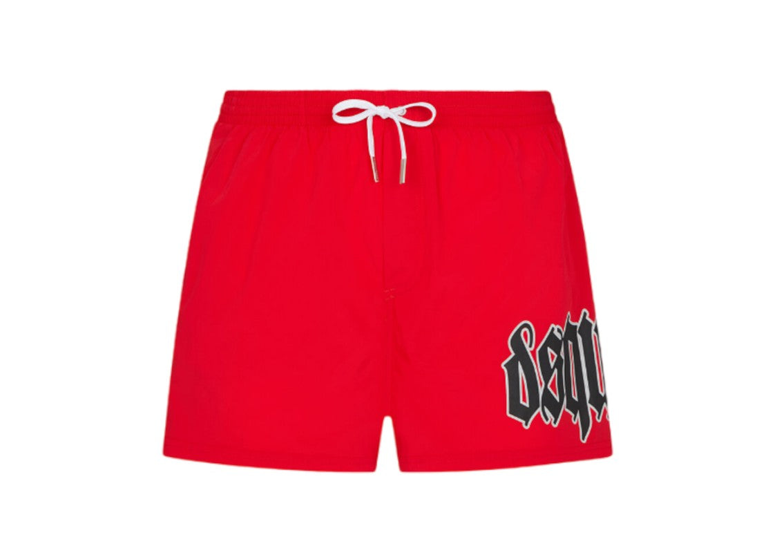 Dsquared2 Sporty Red Shorts