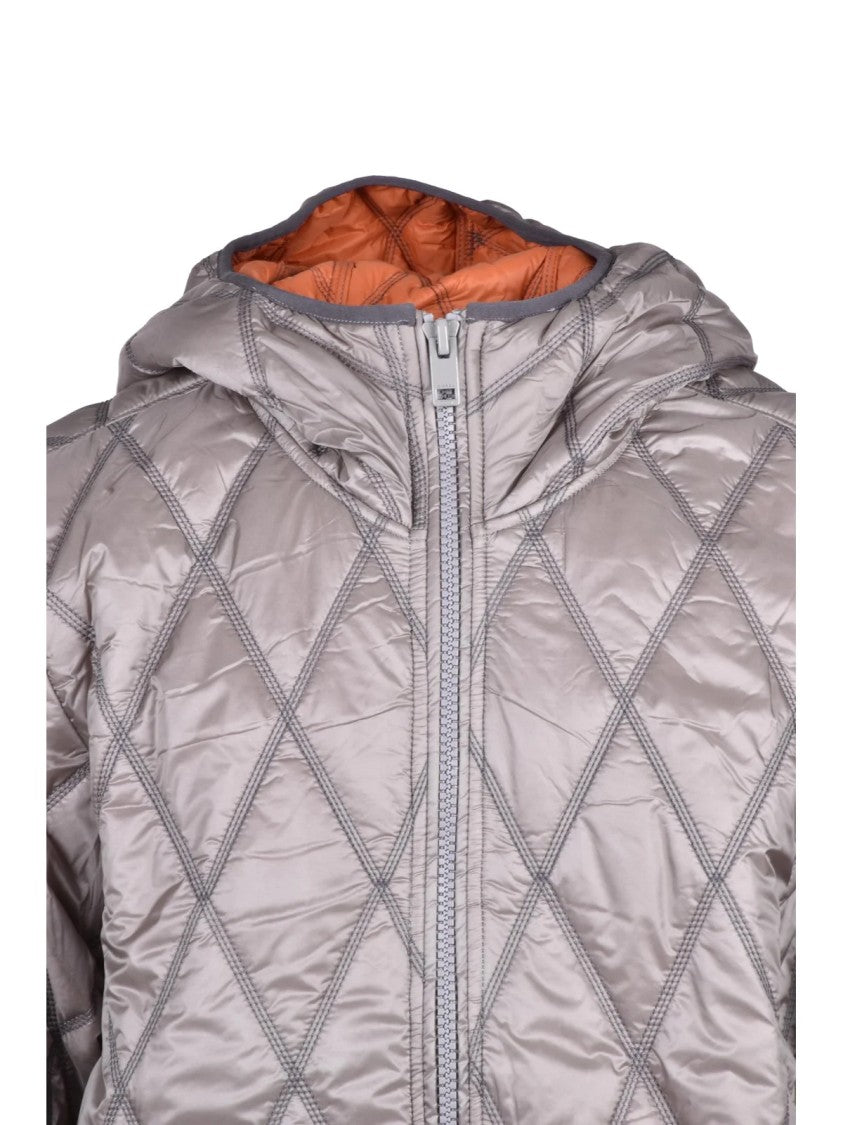 Diesel Grey Nylon Centogrammi Coat