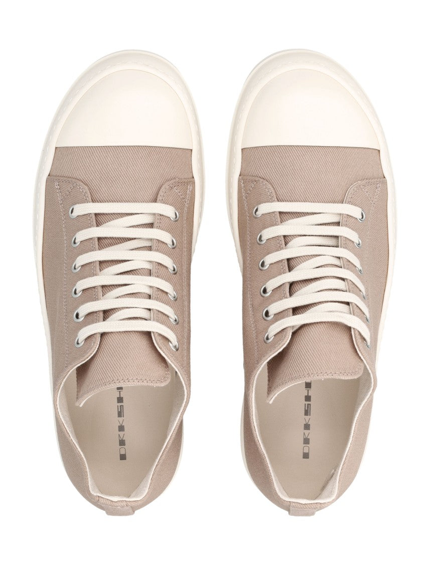 Drkshdw By Rick Owens Temple Low Denim Sneaks