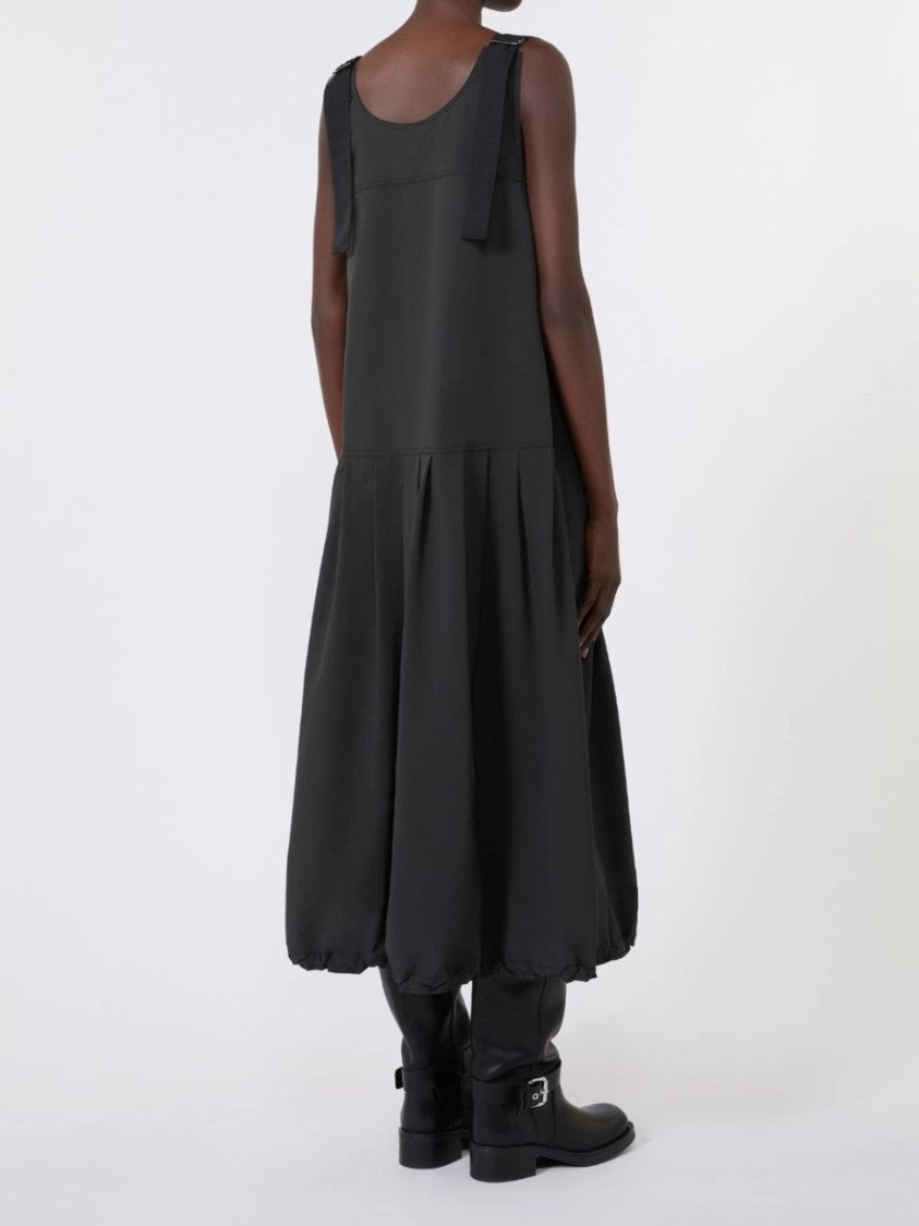 Weekend Black Wkdlegenda Balloon Silhouette Midi Dress