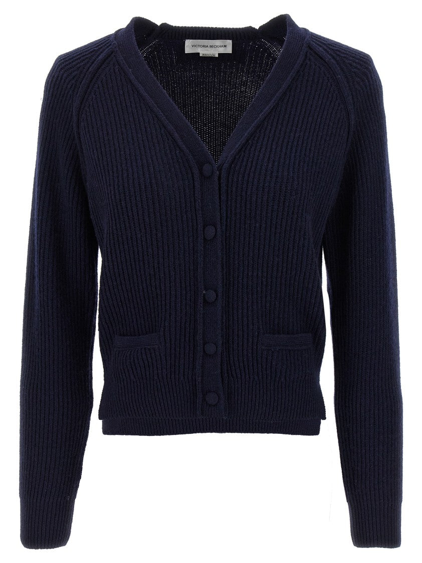 Victoria Beckham Stepped Hem' Cardigan