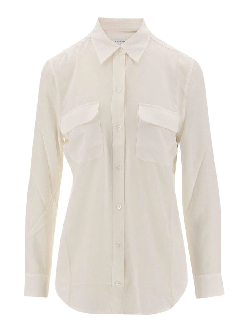 Equipment `Slim Signature` Long Sleeve Shirt
