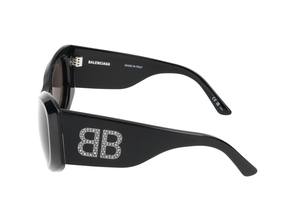 Balenciaga Sunglasses Balenciaga Bb0393s 005 Black Black Grey 57/21/145