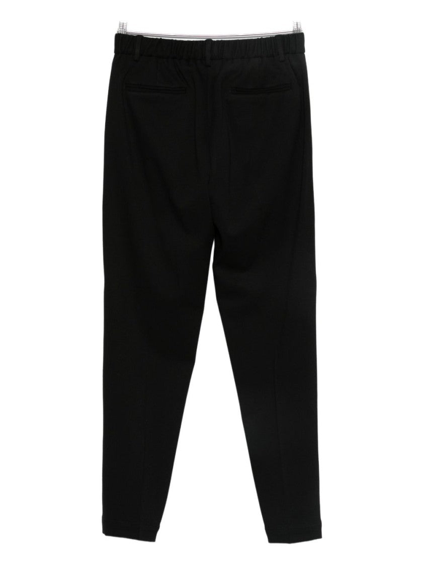 Daniele Alessandrini Tapered Fit Black Trousers