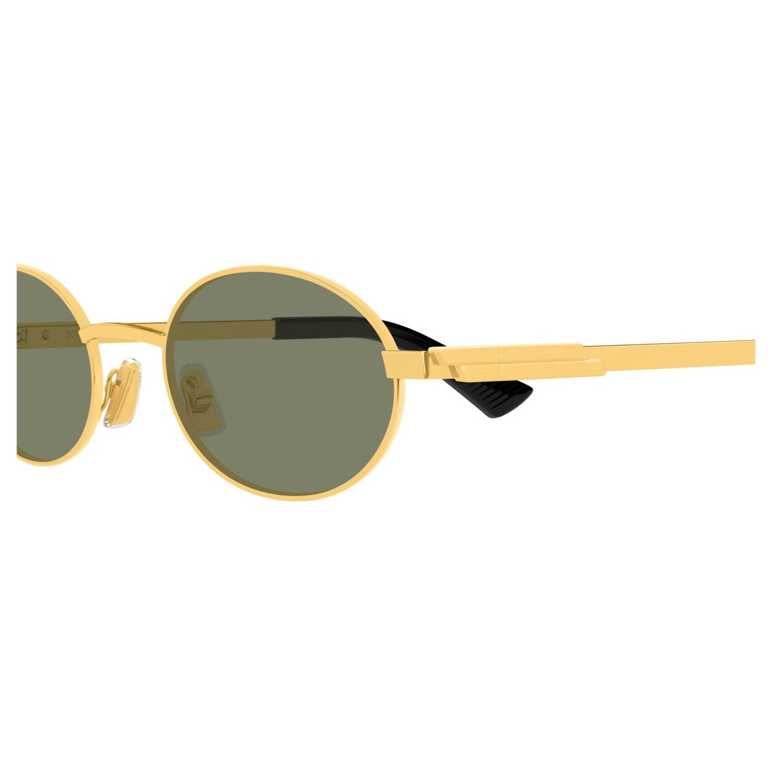 Bottega Veneta Bv1470s Round Metal Frame Sunglasses