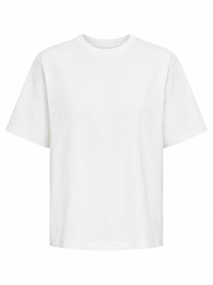 Khaite Mae Classic Round Neck Cotton T-Shirt