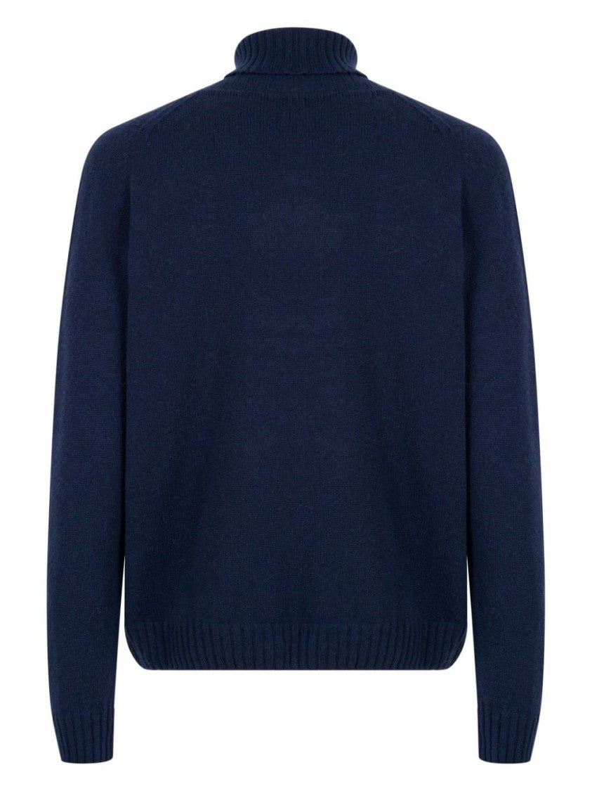 John Smedley Navy Blue Faisal Sweater