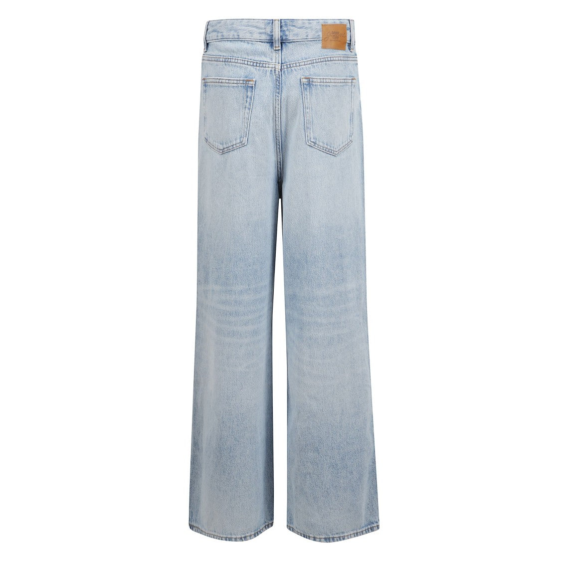 Ganni Wide-Leg Five-Pocket Jeans