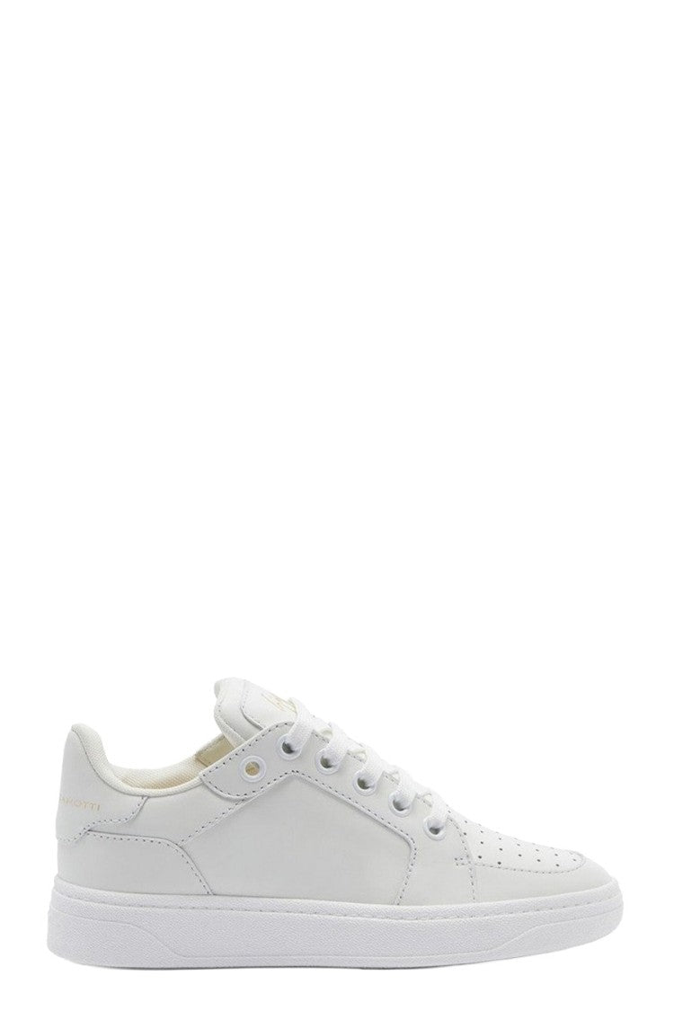 Giuseppe Zanotti White Leather Low-Top Sneaker
