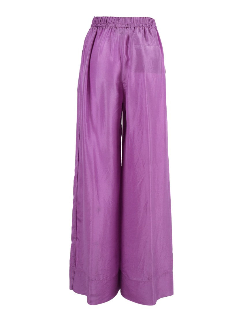 Forte Forte Wide Leg Silk Pants