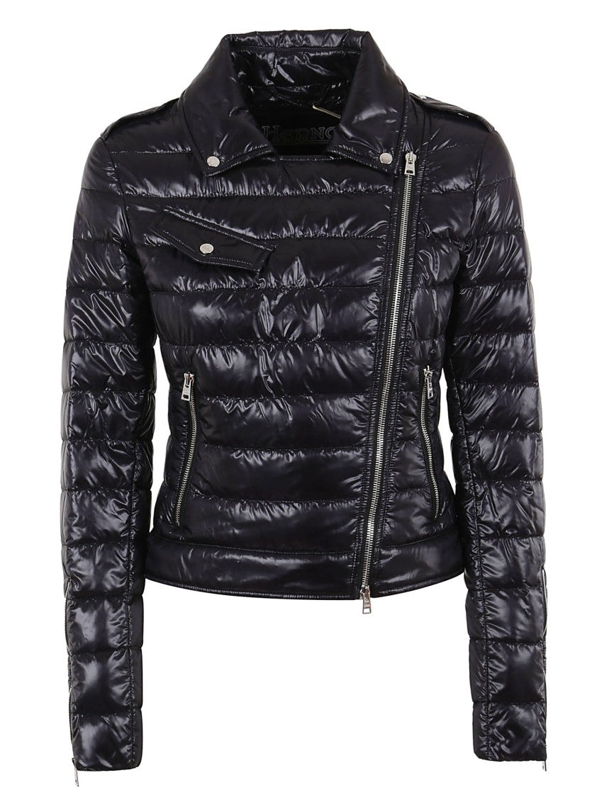 Herno Zip Down Jacket With Quilted Design