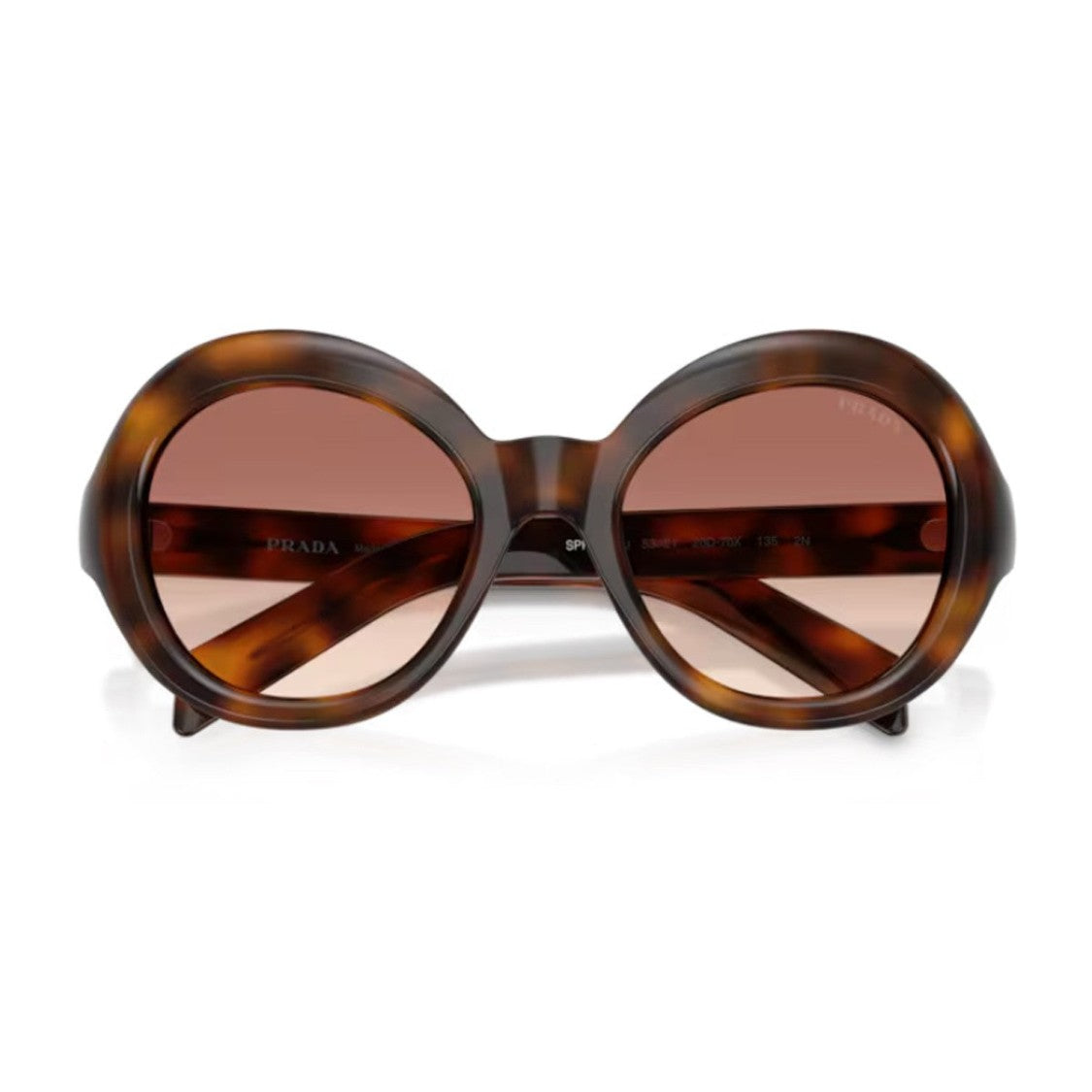 Prada Tortoiseshell Pr D08su Oversized Acetate Sunglasses