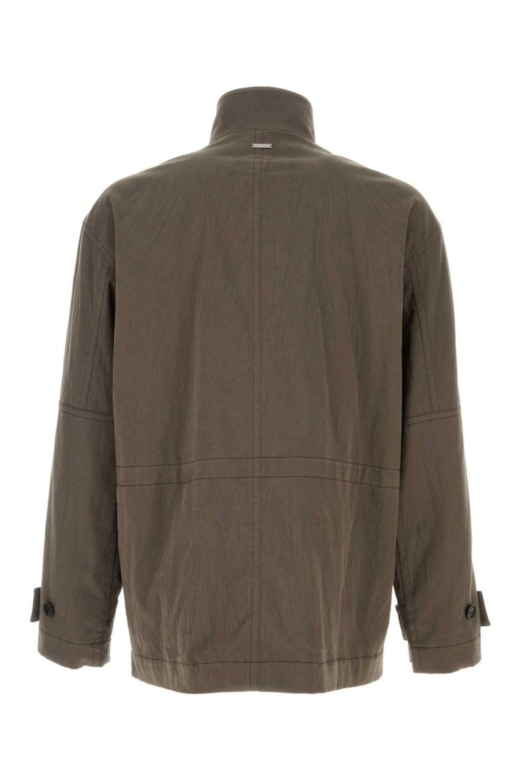 Salvatore Ferragamo Mud Stretch Cotton Jacket
