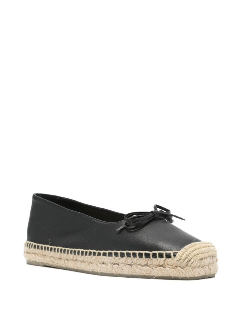 Castaner Black Espadrilles With Square Ballerina Toe