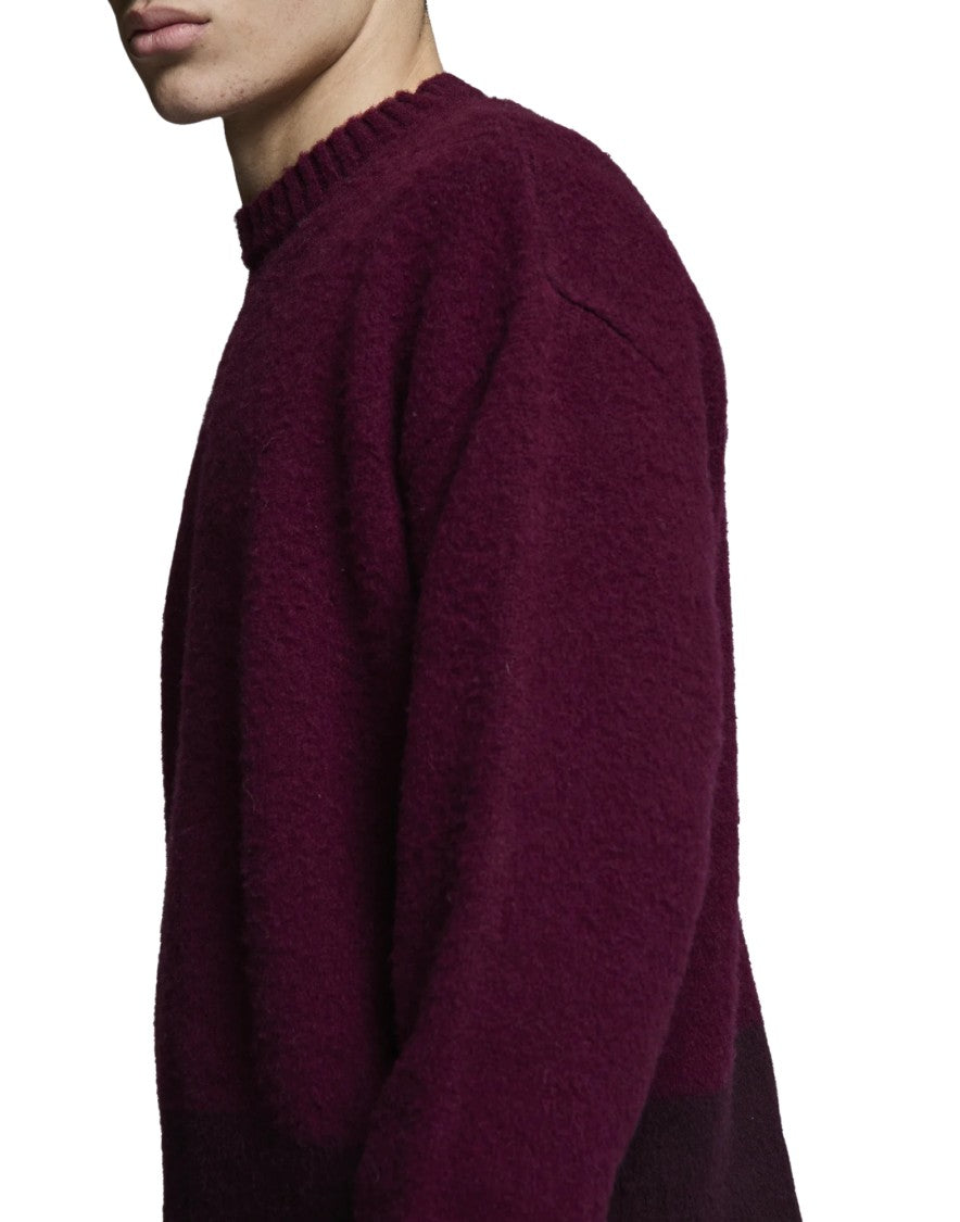Paura Asia Virgin Wool Crewneck Sweater
