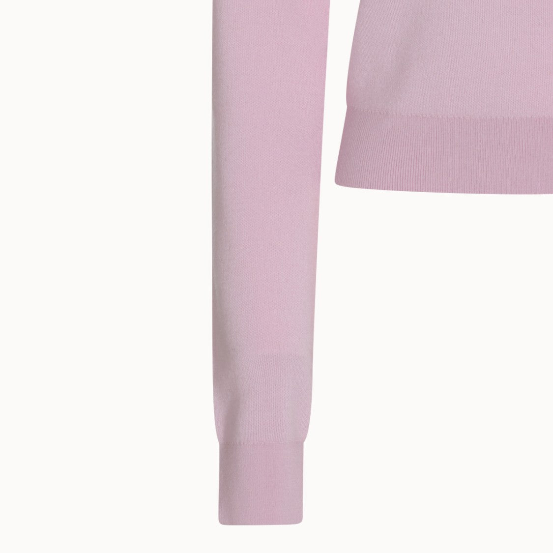 Self-Portrait Pastel Pink Ruffled Collar Keyhole Sweater