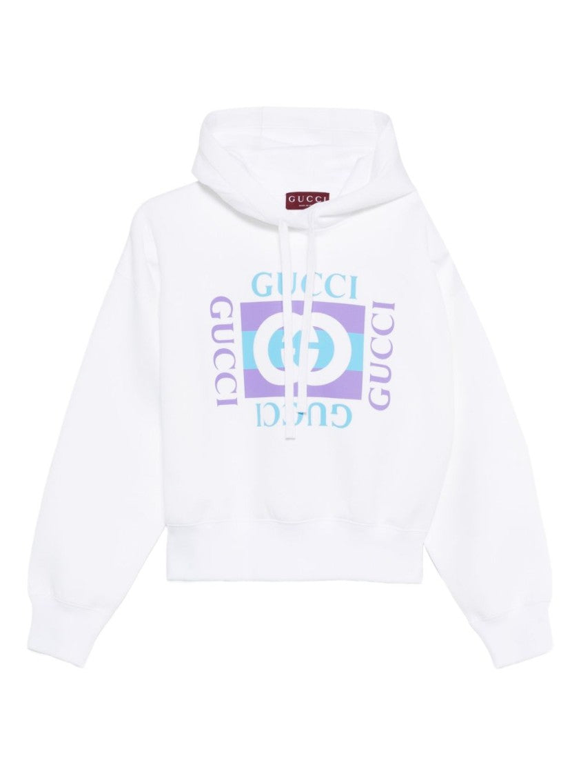 Gucci Hooded Sweatshirt With Print