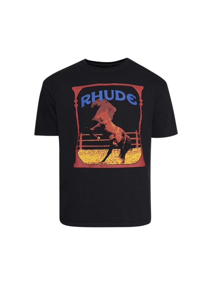 Rhude Cadre Tee Vintage Black