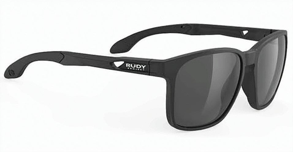 Rudy Project Bold Rectangular Acetate Sunglasses With Dark Tinted Lenses