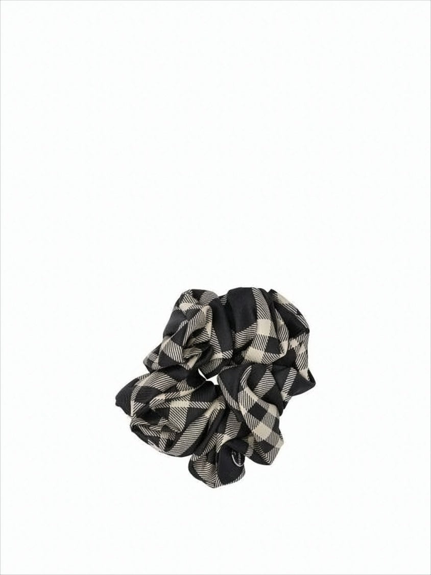 Burberry Checkered Silk Hair Accessory