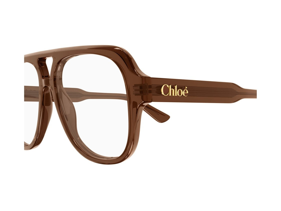 Chloé Brown Ch0339o Oversized Aviator Sunglasses