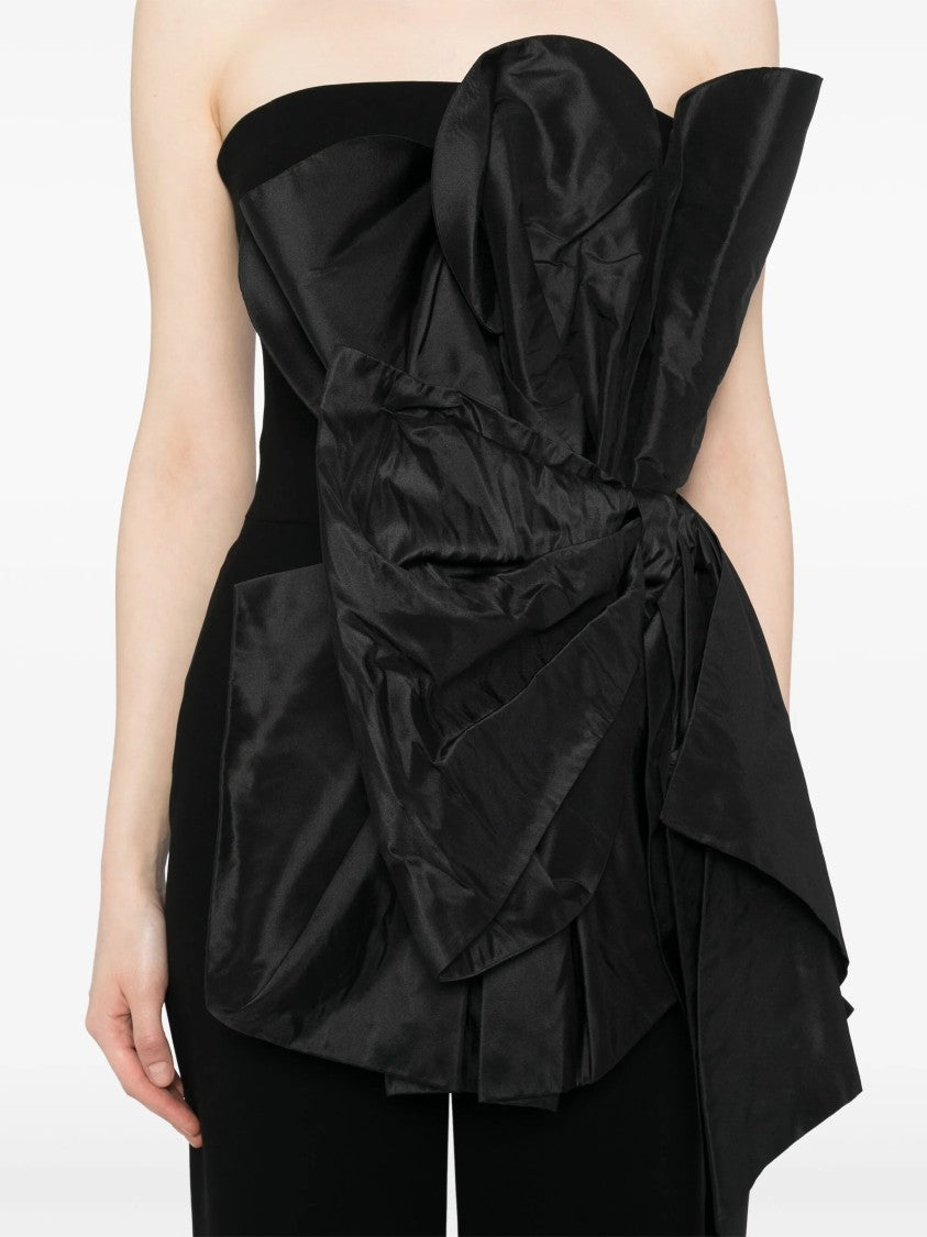 Saiid Kobeisy Voluminous Draped Moulage Jumpsuit