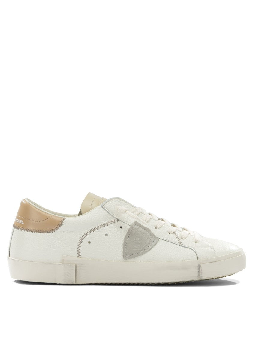 Philippe Model Paris Low-Top Sneakers With Perforated Detailing