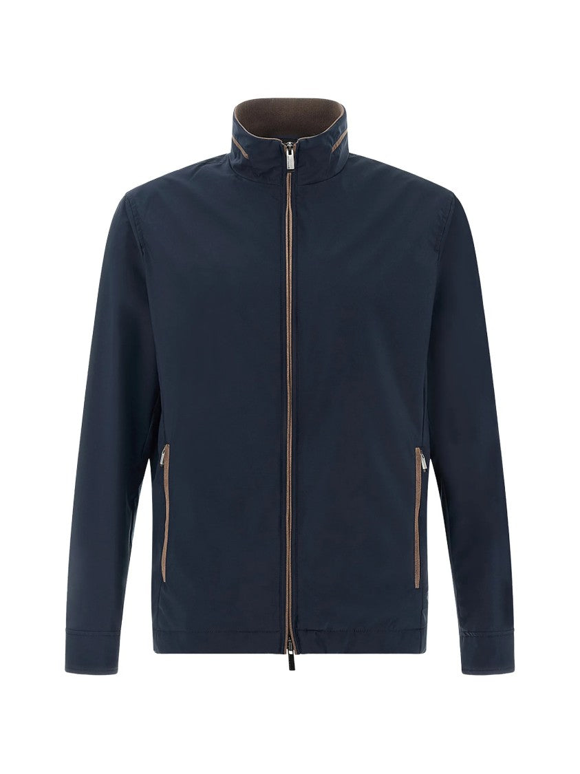 Paul & Shark Deep Navy Giubbotto Typhoon High Collar Jacket
