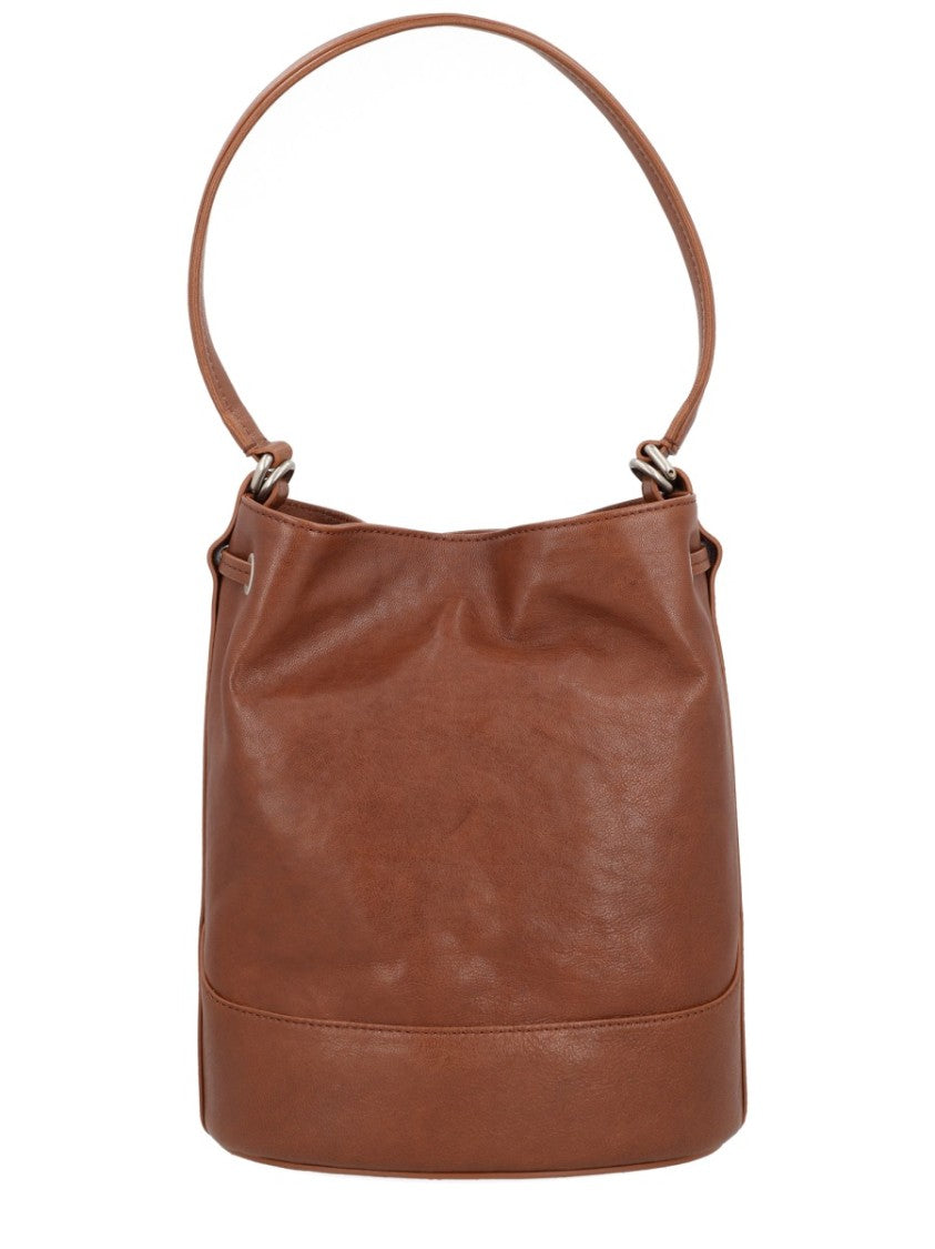 Zanellato Black Leather Monda' Bucket Bag