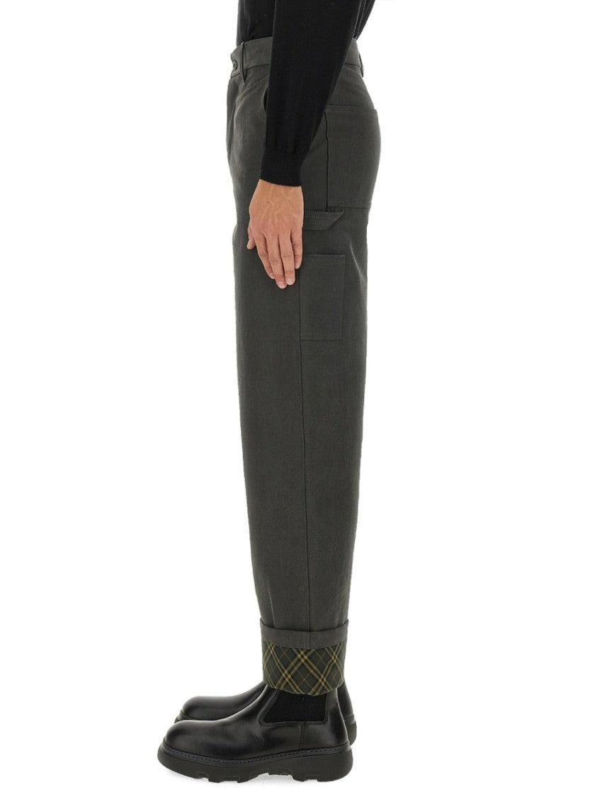 Burberry Wide-Leg Carpenter Pants