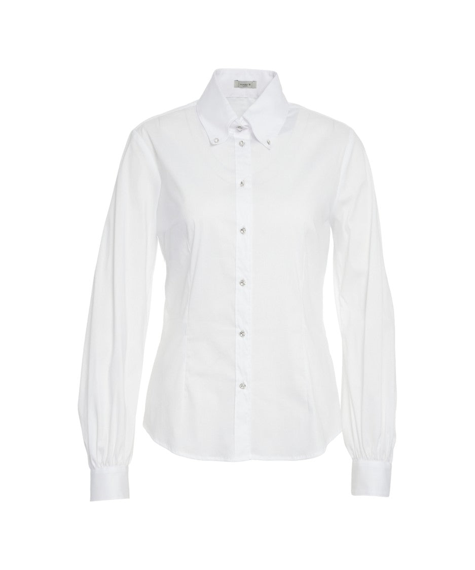 Himon's Button-Down Collar Blouse
