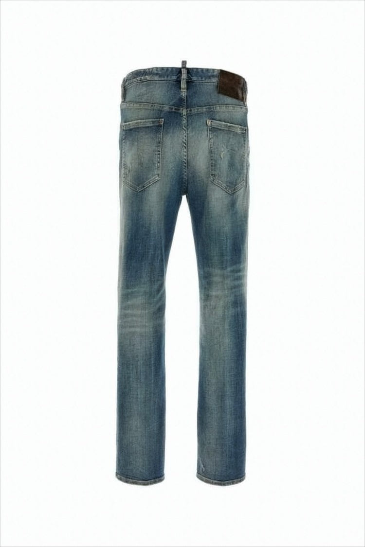 Dsquared2 Straight-Fit Denim Pants With Classic Five-Pocket Design