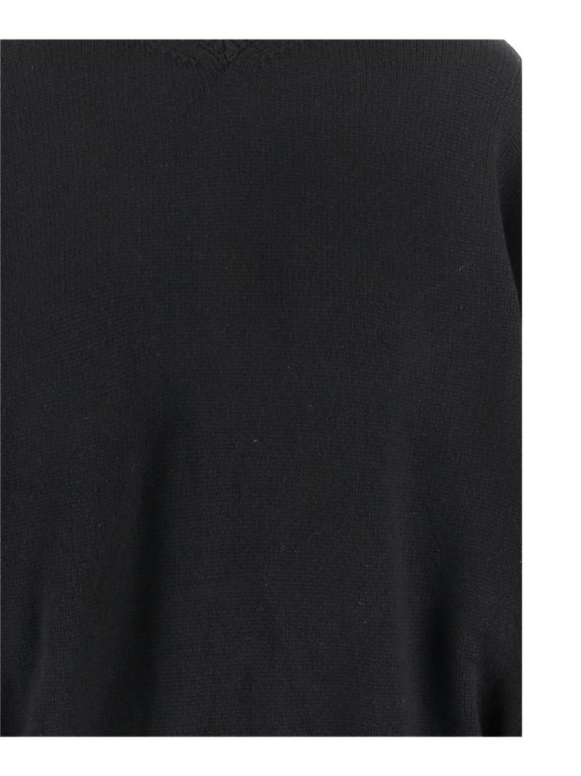 Khaite Cashmere Knit Sweater With V-Neck