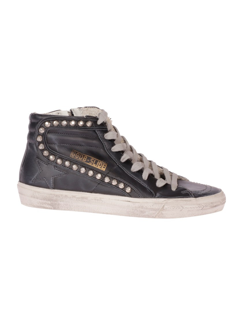 Golden Goose Black Leather Sneakers
