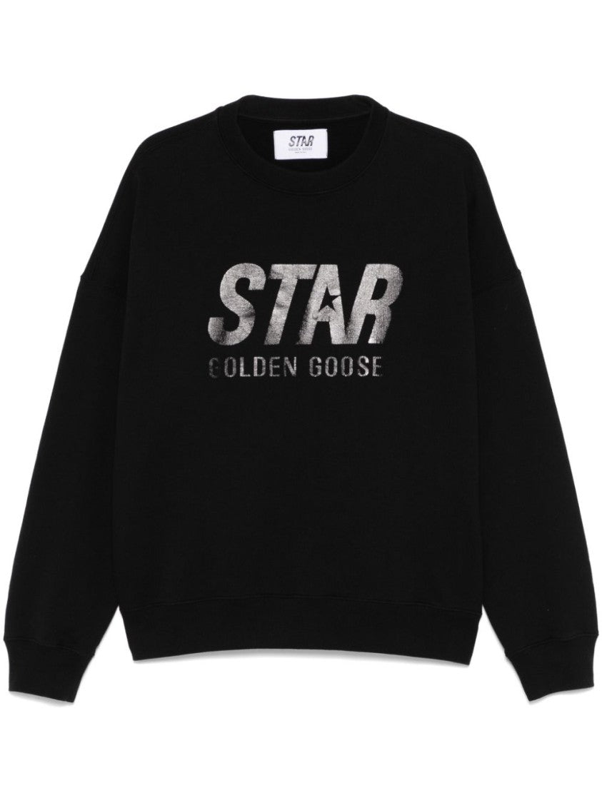 Golden Goose Boxy Sweatshirt With Iconic Logo