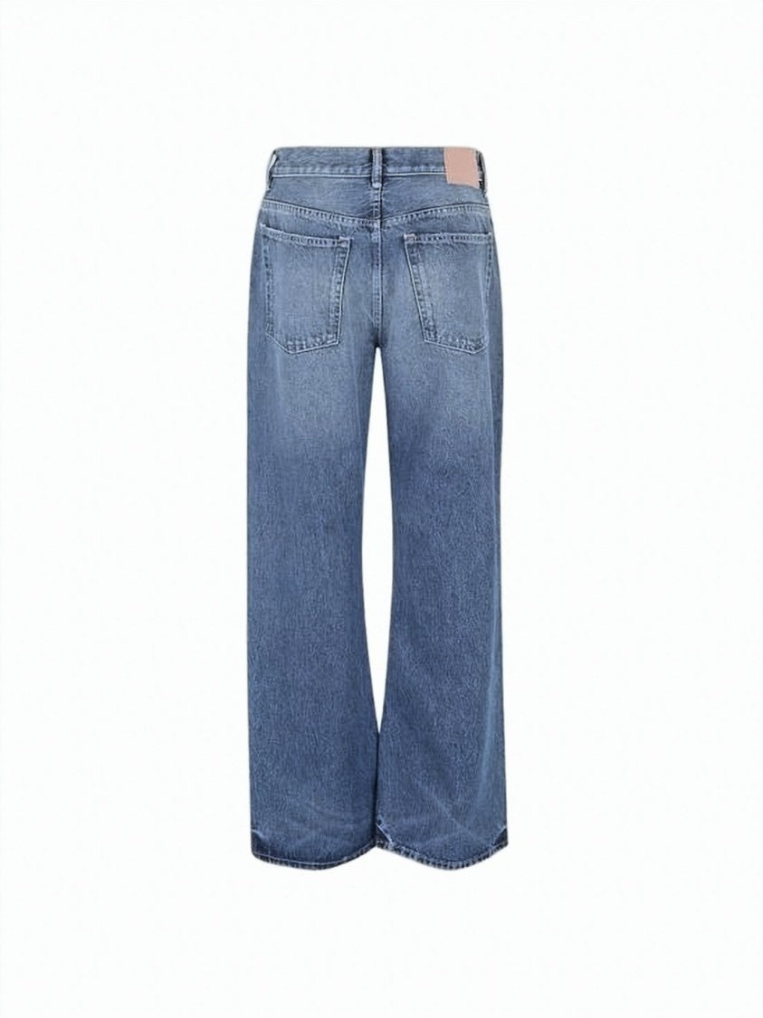 Acne Studios Wide-Leg Denim Pants With Classic Five-Pocket Design