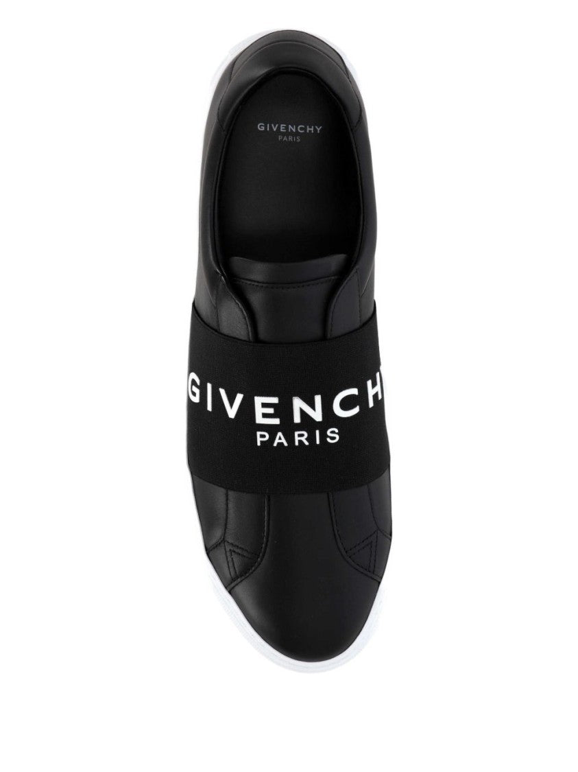 Givenchy Black Sneakers With Elastic Band And White Sole